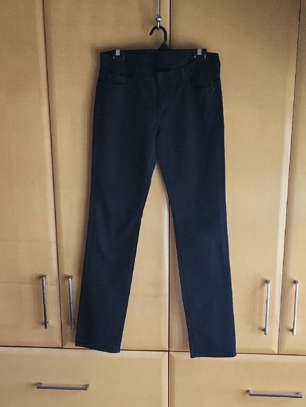 7 For All Mankind Black Classic Straight Leg Jeans Size 30 NWOT